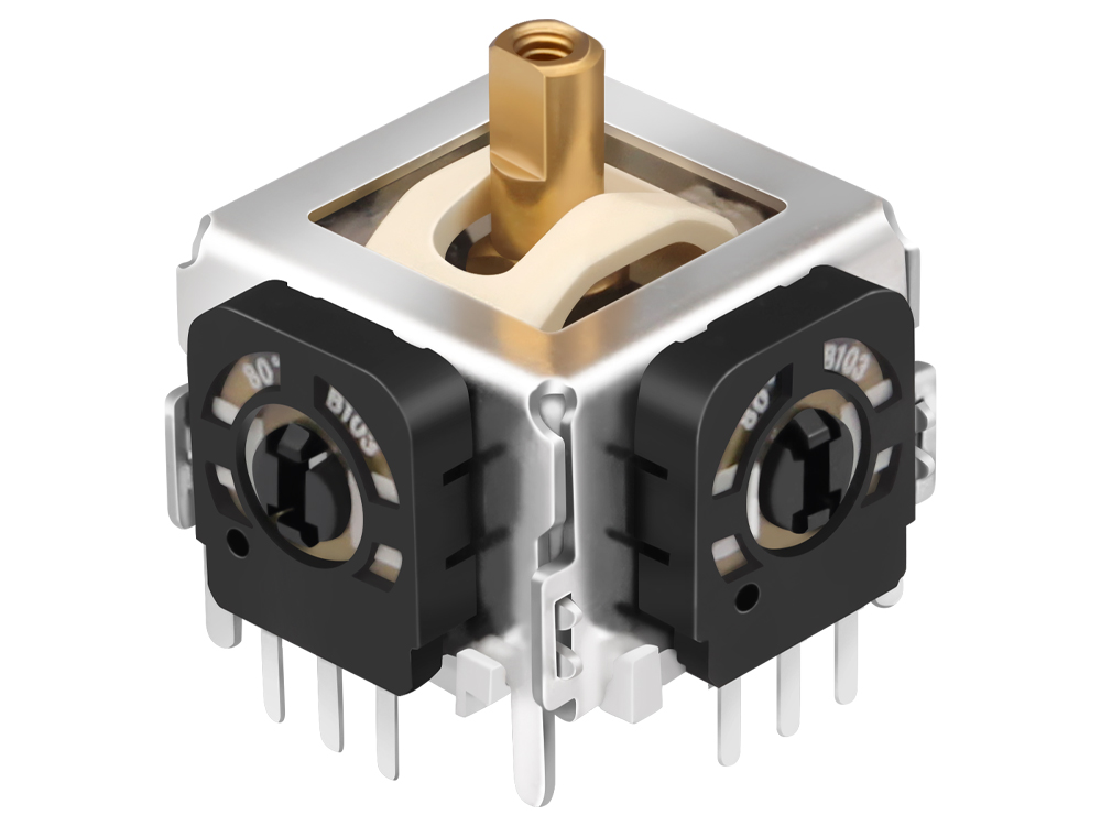 RJ16金屬柄3D搖杆電位器