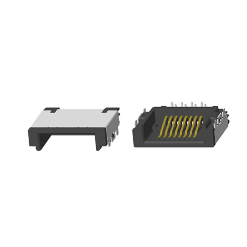 RJ45 1X1 TAB-UP 沉板3.7 DIP無燈帶屏蔽網絡（luò）接（jiē）口